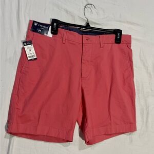 Pink Cremieux shorts with 7" inseam, 100% cotton #chinos #shorts